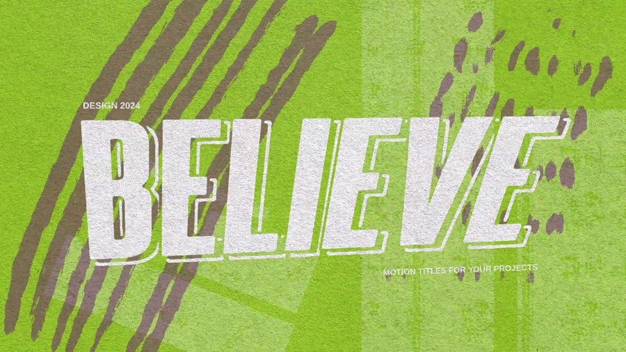 AE模板：大胆邋遢仿旧风格化垃圾摇滚风格粗体排版电影标题动画 Grunge Titles Pack , sucaiwan.com