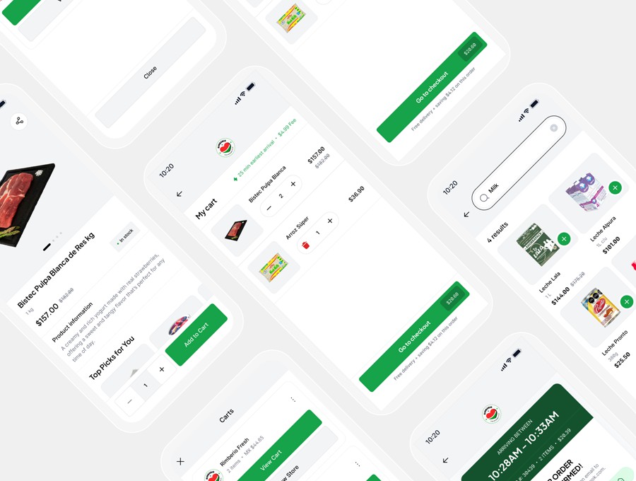 简杂货食品美食订购购买超市软件APP UI界面设计Figma模板+代码 Bites – Food Ordering App UI Kit APP UI 第7张-素材湾丨精选海外优质设计素材资源 简杂货食品美食订购购买超市软件APP UI界面设计Figma模板+代码 Bites – Food Ordering App UI Kit APP UI sucaiwan.com