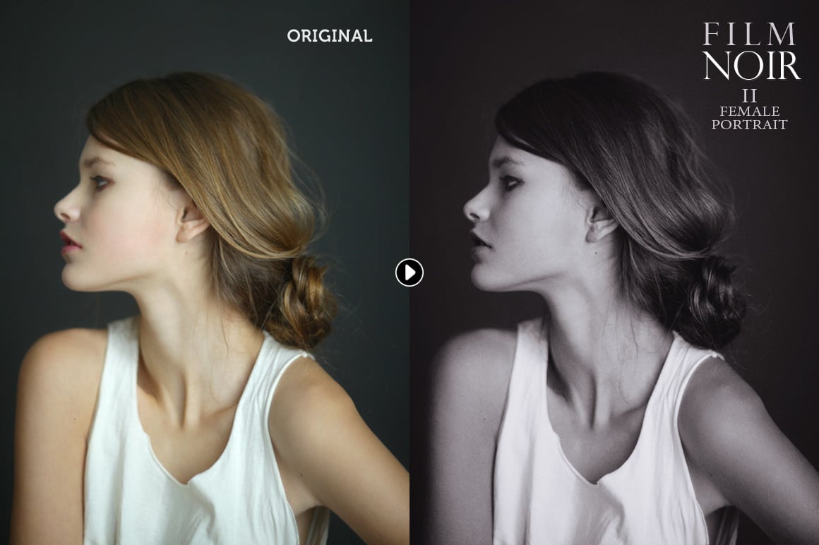6组怀旧黑白色肖像摄影电影外观Ps调色动作模版 Film Noir B&W Photoshop Actions 插件预设 第5张-素材湾丨精选海外优质设计素材资源 6组怀旧黑白色肖像摄影电影外观Ps调色动作模版 Film Noir B&W Photoshop Actions 插件预设 sucaiwan.com