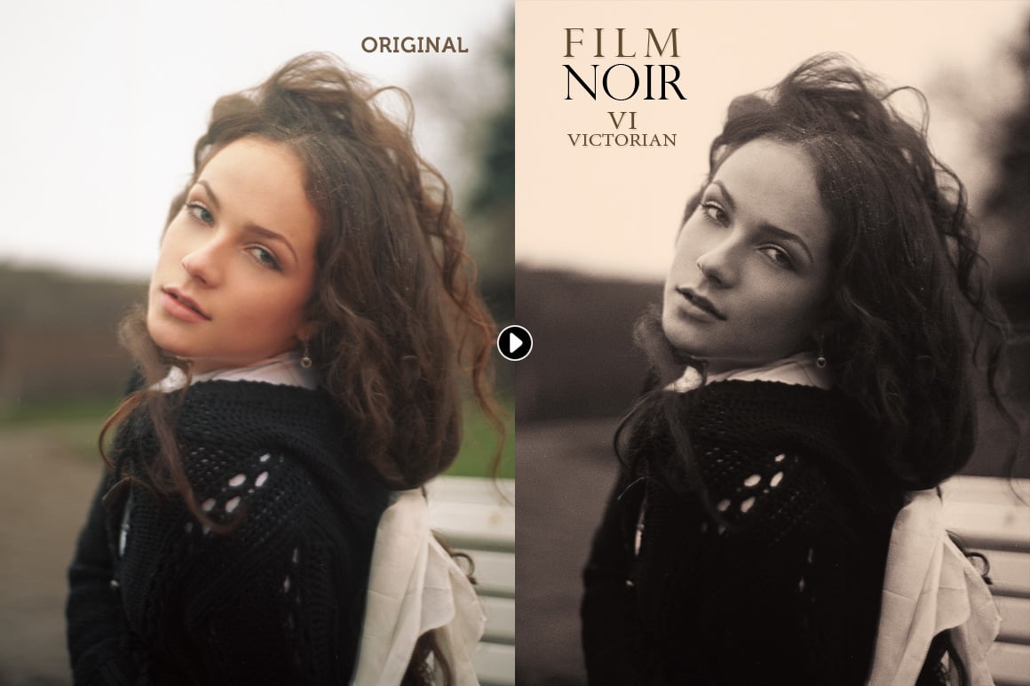 6组怀旧黑白色肖像摄影电影外观Ps调色动作模版 Film Noir B&W Photoshop Actions 插件预设 第8张-素材湾丨精选海外优质设计素材资源 6组怀旧黑白色肖像摄影电影外观Ps调色动作模版 Film Noir B&W Photoshop Actions 插件预设 sucaiwan.com