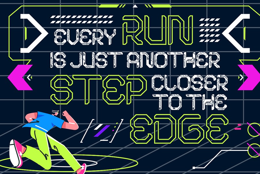 未来科幻赛博朋克游戏电竞海报广告标题设计装饰英文字体 Snapshock – Cyberpunk Game Font 设计素材 第5张-素材湾丨精选海外优质设计素材资源 未来科幻赛博朋克游戏电竞海报广告标题设计装饰英文字体 Snapshock – Cyberpunk Game Font 设计素材 sucaiwan.com