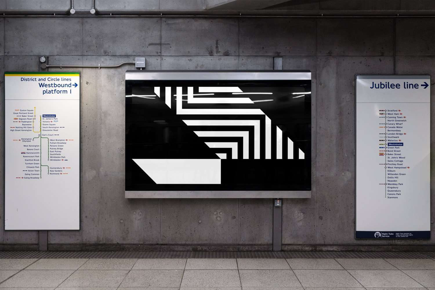 6款欧美风城市地铁车站广告牌海报设计展示效果图PS贴图样机模板 Layers – Billboard & Poster Mockup 02 样机素材 sucaiwan.com