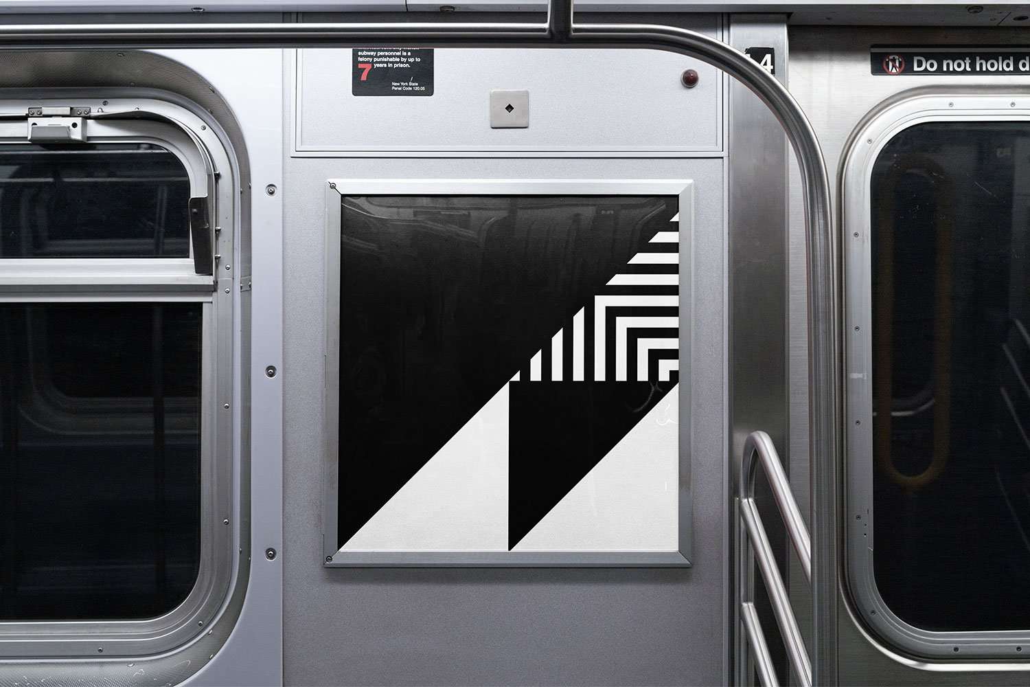 6款欧美风城市地铁车站广告牌海报设计展示效果图PS贴图样机模板 Layers – Billboard & Poster Mockup 02 样机素材 sucaiwan.com