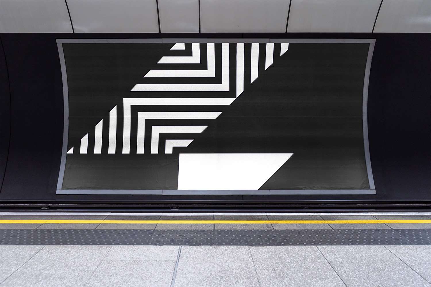 6款欧美风城市地铁车站广告牌海报设计展示效果图PS贴图样机模板 Layers – Billboard & Poster Mockup 02 样机素材 sucaiwan.com