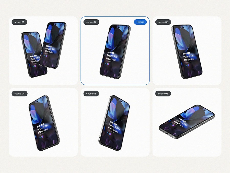 12款谷歌Google Pixel 9 Pro手机UI广告设计展现效果图PS贴图样机模板 Google Pixel 9 Pro Mockups 样机素材 第5张-素材湾丨精选海外优质设计素材资源 12款谷歌Google Pixel 9 Pro手机UI广告设计展现效果图PS贴图样机模板 Google Pixel 9 Pro Mockups 样机素材 sucaiwan.com