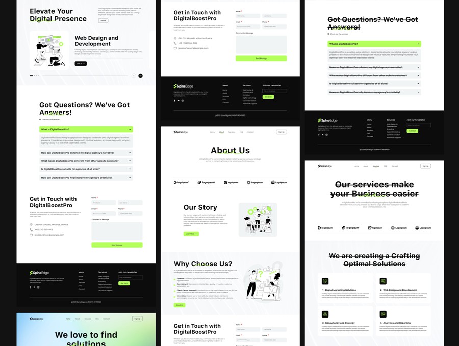 12屏创意数字网络科技企业官网网站界面WEB UI设计Figma模板套件 DigitalBoostPro – Business Solution Website Template – UI Kit APP UI 第2张-素材湾丨精选海外优质设计素材资源 12屏创意数字网络科技企业官网网站界面WEB UI设计Figma模板套件 DigitalBoostPro – Business Solution Website Template – UI Kit APP UI sucaiwan.com