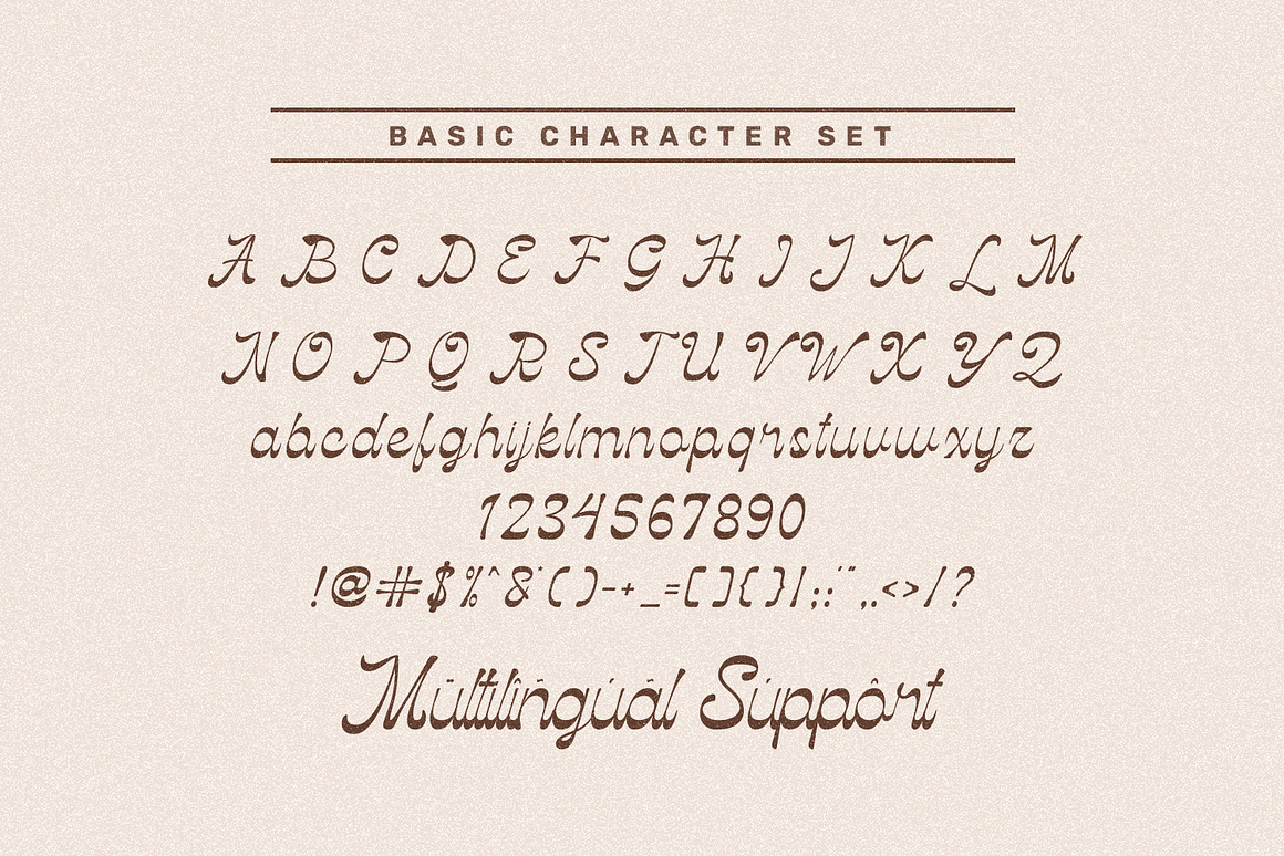 复古优雅包装邀请函徽标设计手写英文字体安装包 Hc Fadella Retro Script 设计素材 sucaiwan.com