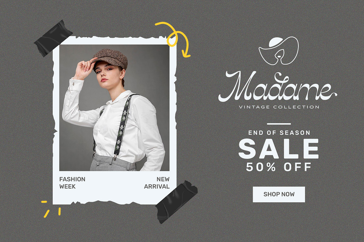 复古优雅包装邀请函徽标设计手写英文字体安装包 Hc Fadella Retro Script 设计素材 sucaiwan.com