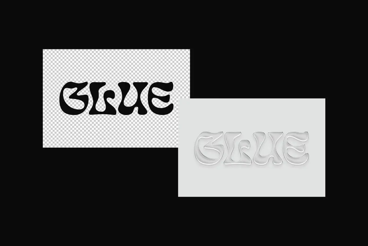 现代复古Y2K透明磨砂玻璃水晶气泡文本标题ps特效滤镜样机 Plastic Glass Text Effect 插件预设 第4张-素材湾丨精选海外优质设计素材资源 现代复古Y2K透明磨砂玻璃水晶气泡文本标题ps特效滤镜样机 Plastic Glass Text Effect 插件预设 sucaiwan.com