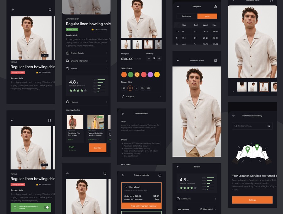 300+屏双配色在线购物电子商务商城APP应用程序UI界面设计Figma模板套件 Easy Shop E-commerce UI kit APP UI 第7张-素材湾丨精选海外优质设计素材资源 300+屏双配色在线购物电子商务商城APP应用程序UI界面设计Figma模板套件 Easy Shop E-commerce UI kit APP UI sucaiwan.com