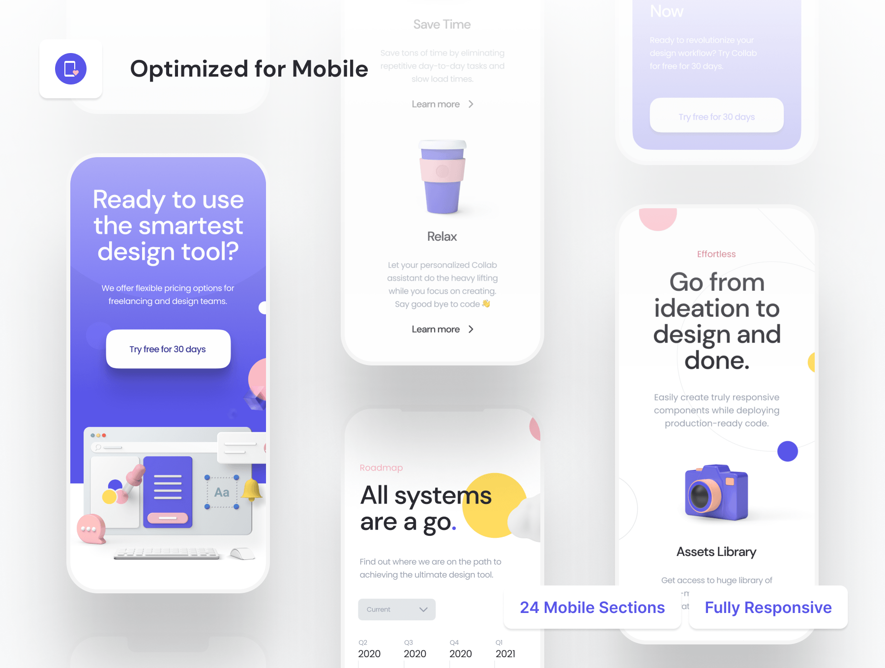 时尚响应式网站登录页面WEB UI设计Figma模板+源码Html素材 Collab — Landing Page Kit APP UI 第9张-素材湾丨精选海外优质设计素材资源 时尚响应式网站登录页面WEB UI设计Figma模板+源码Html素材 Collab — Landing Page Kit APP UI sucaiwan.com