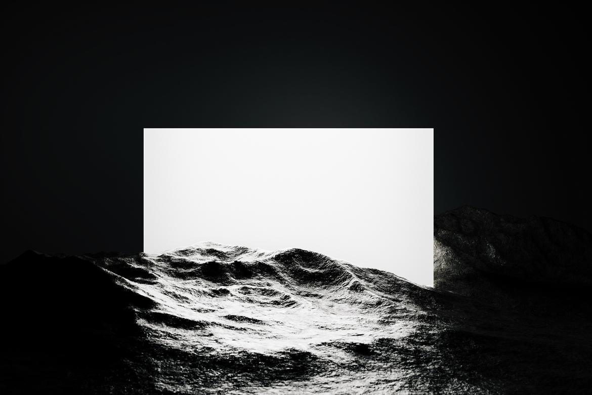 5款暗黑系音乐艺术展会广告牌海报设计PS贴图样机模板素材 Digital Screen Advertising Mockup 2 样机素材 sucaiwan.com