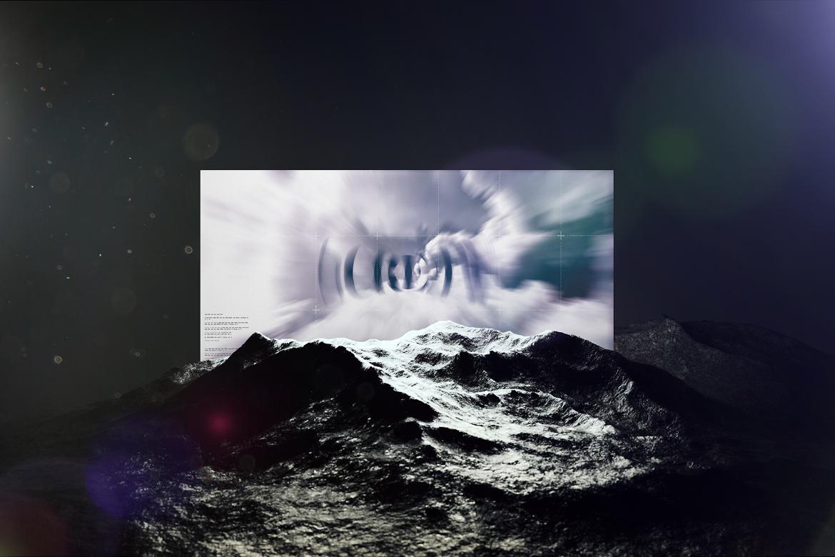 5款暗黑系音乐艺术展会广告牌海报设计PS贴图样机模板素材 Digital Screen Advertising Mockup 2 样机素材 sucaiwan.com