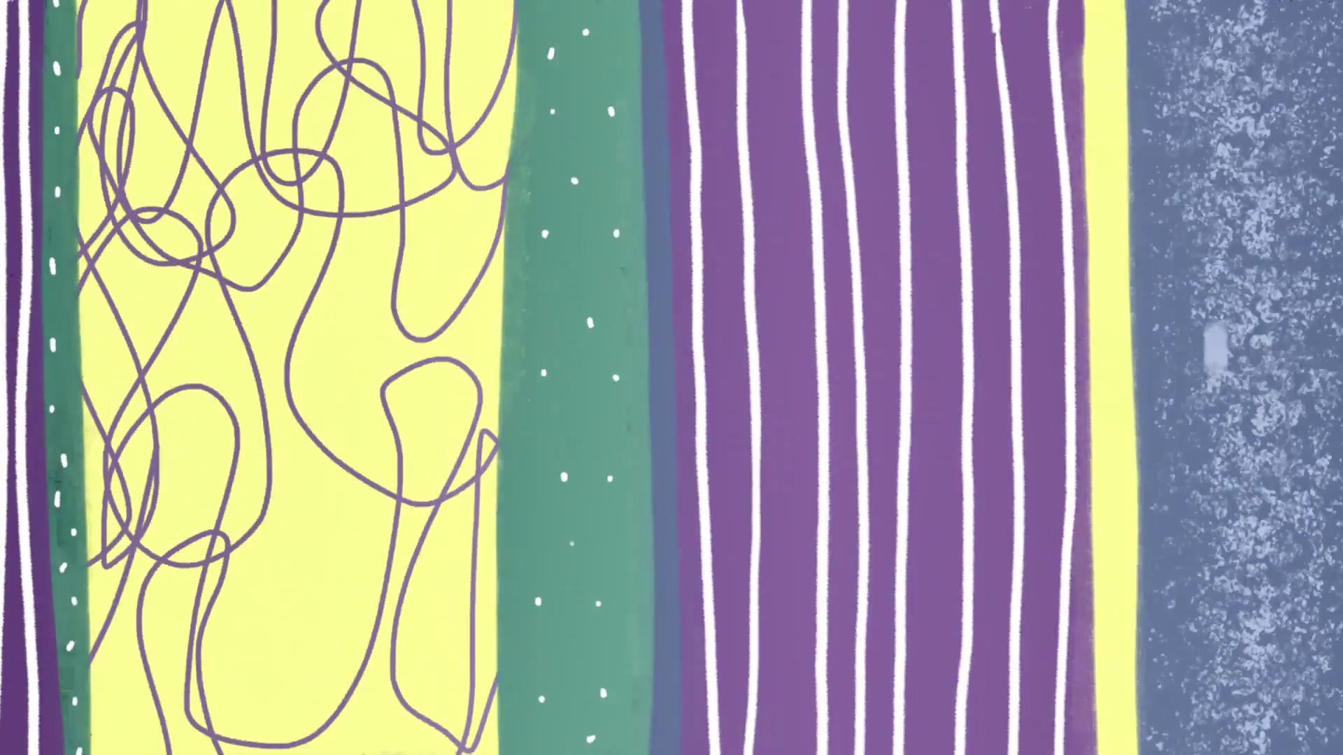 AE模板：创意趣味抽象手绘线条几何元素动画转场过渡 , sucaiwan.com