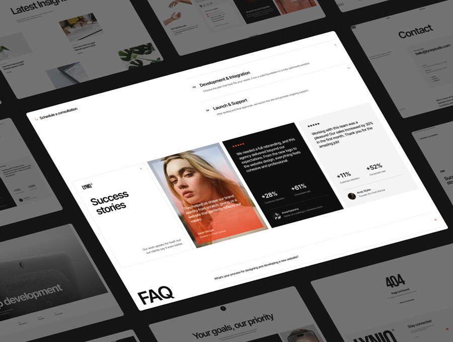 高级创意响应式企业品牌宣传公司官网登录界面设计Figma/Framer模板 LYNIQ© — Agency Framer Website Template APP UI 第3张-素材湾丨精选海外优质设计素材资源 高级创意响应式企业品牌宣传公司官网登录界面设计Figma/Framer模板 LYNIQ© — Agency Framer Website Template APP UI sucaiwan.com