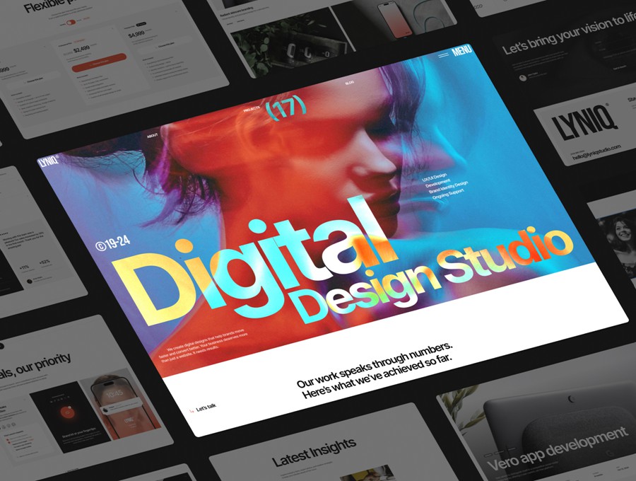 高级创意响应式企业品牌宣传公司官网登录界面设计Figma/Framer模板 LYNIQ© — Agency Framer Website Template APP UI 第4张-素材湾丨精选海外优质设计素材资源 高级创意响应式企业品牌宣传公司官网登录界面设计Figma/Framer模板 LYNIQ© — Agency Framer Website Template APP UI sucaiwan.com