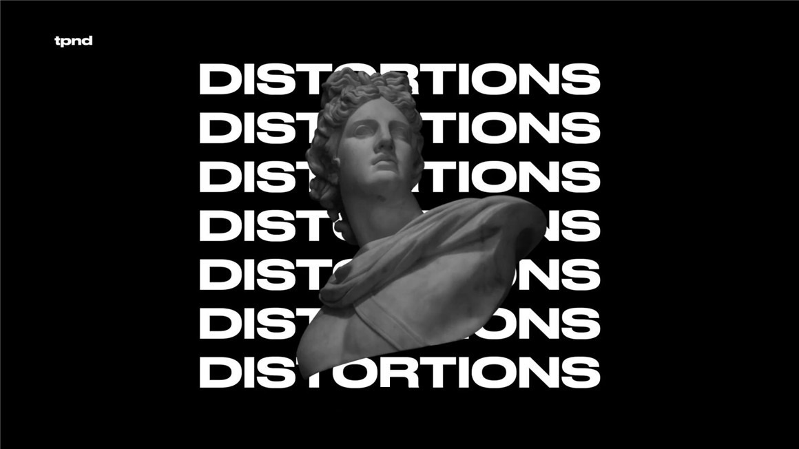 FCPX插件：6个极致优雅数字失真故障扭曲文本标题排版效果包 , sucaiwan.com