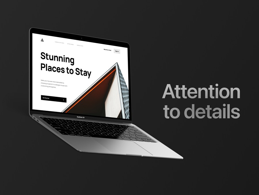 12款暗黑系网站UI界面设计苹果MacBook Air笔记本电脑展示效果图PSD样机模板 12 Most Popular MacBook Air Mockups 样机素材 第3张-素材湾丨精选海外优质设计素材资源 12款暗黑系网站UI界面设计苹果MacBook Air笔记本电脑展示效果图PSD样机模板 12 Most Popular MacBook Air Mockups 样机素材 sucaiwan.com