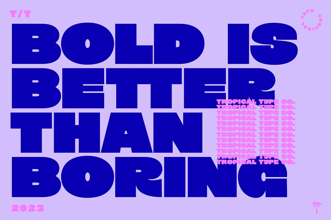 Big Sexy - Sans Serif 时尚欢快趣味插图、贴纸、海报标题、粗体无衬线字体 设计素材 sucaiwan.com