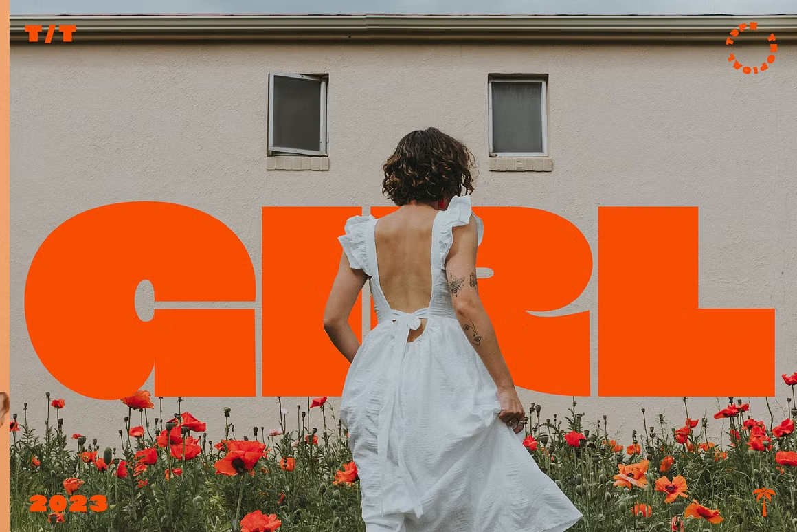 Big Sexy - Sans Serif 时尚欢快趣味插图、贴纸、海报标题、粗体无衬线字体 设计素材 sucaiwan.com