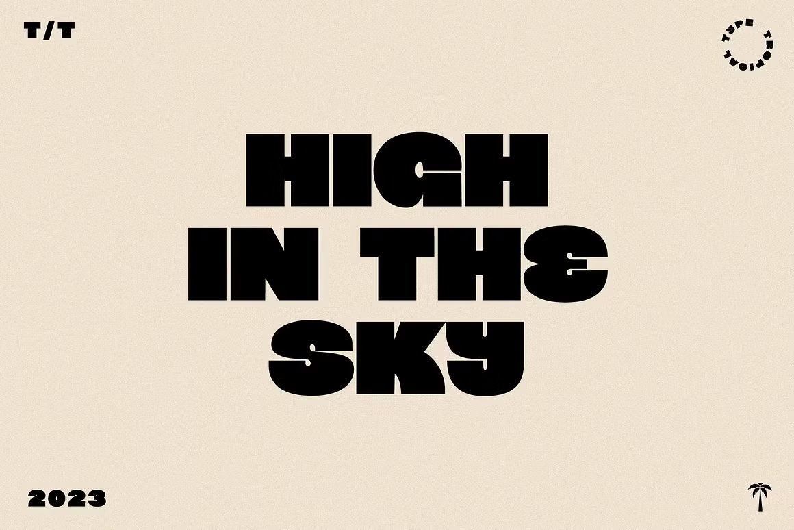 Big Sexy - Sans Serif 时尚欢快趣味插图、贴纸、海报标题、粗体无衬线字体 设计素材 sucaiwan.com