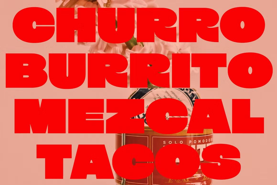 Big Sexy - Sans Serif 时尚欢快趣味插图、贴纸、海报标题、粗体无衬线字体 设计素材 sucaiwan.com