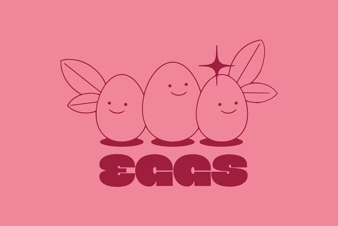 Big Sexy - Sans Serif 时尚欢快趣味插图、贴纸、海报标题、粗体无衬线字体 设计素材 sucaiwan.com