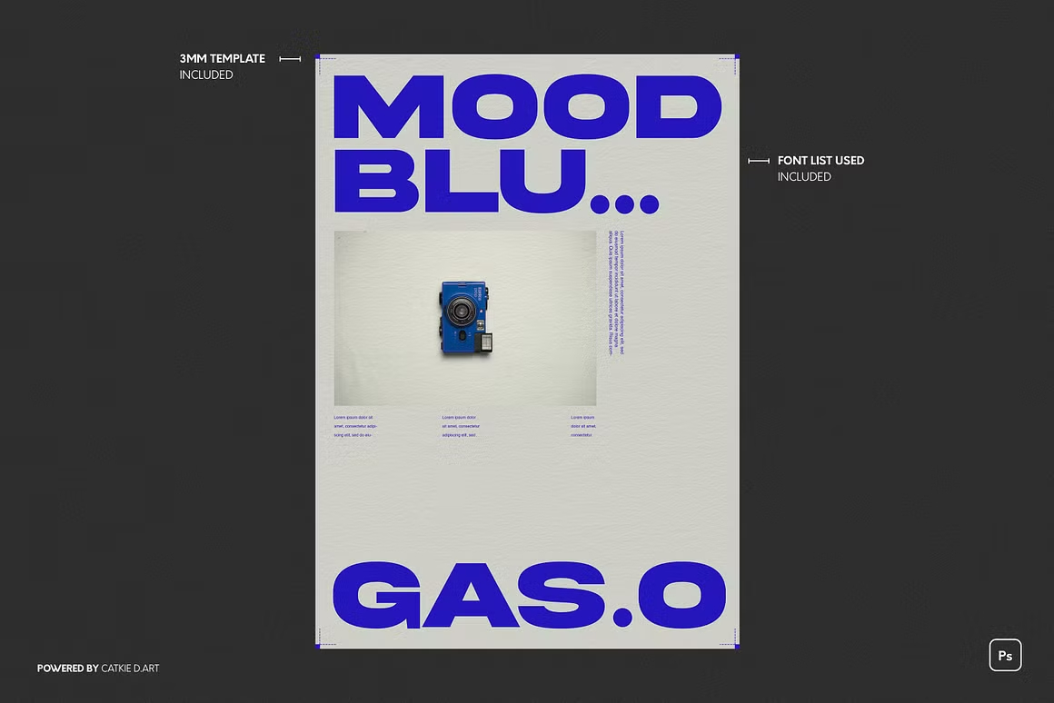 12张高质量印刷品艺术海报设计模板样机PS/AI矢量印刷海报 Typographic Flyer / Poster Bundle , sucaiwan.com