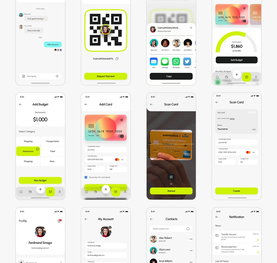 135+屏双配色金融科技财务管理理财电子钱包APP UI界面设计Figma模板套件 BrePay – Digital Wallet Finance App UI Kit APP UI 第14张-素材湾丨精选海外优质设计素材资源 135+屏双配色金融科技财务管理理财电子钱包APP UI界面设计Figma模板套件 BrePay – Digital Wallet Finance App UI Kit APP UI sucaiwan.com