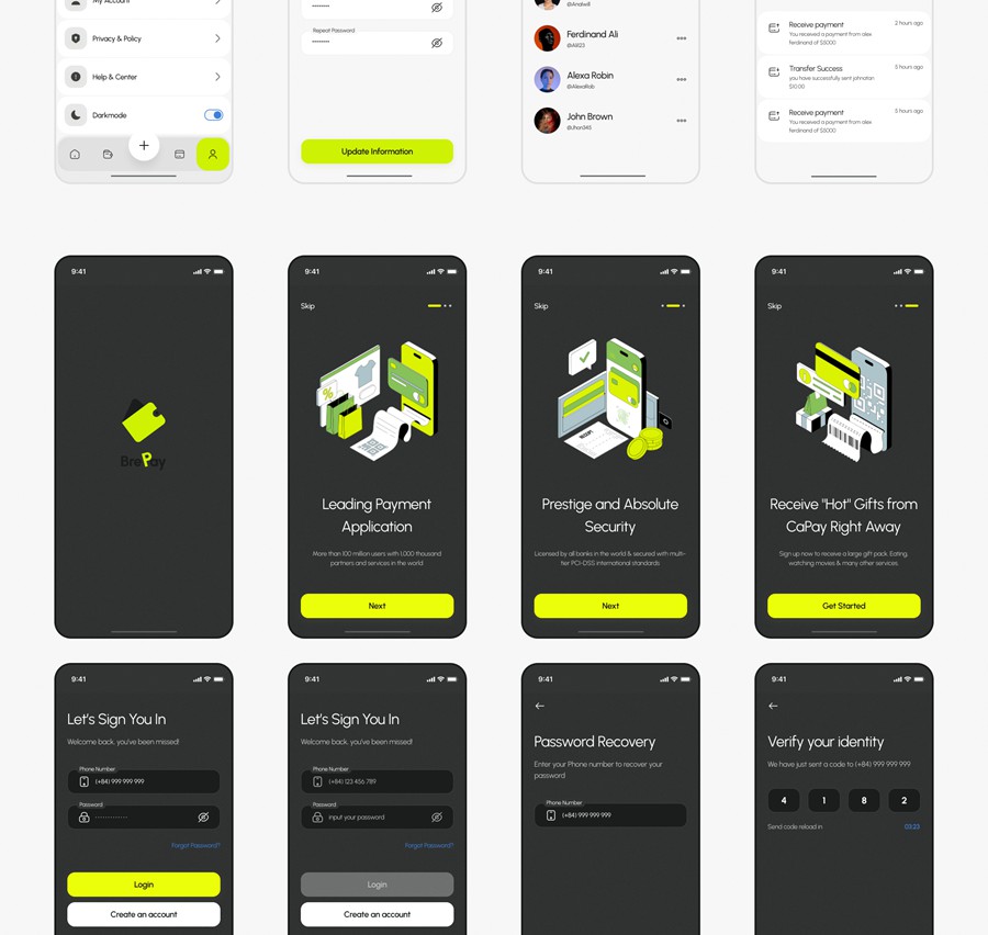 135+屏双配色金融科技财务管理理财电子钱包APP UI界面设计Figma模板套件 BrePay – Digital Wallet Finance App UI Kit APP UI 第15张-素材湾丨精选海外优质设计素材资源 135+屏双配色金融科技财务管理理财电子钱包APP UI界面设计Figma模板套件 BrePay – Digital Wallet Finance App UI Kit APP UI sucaiwan.com