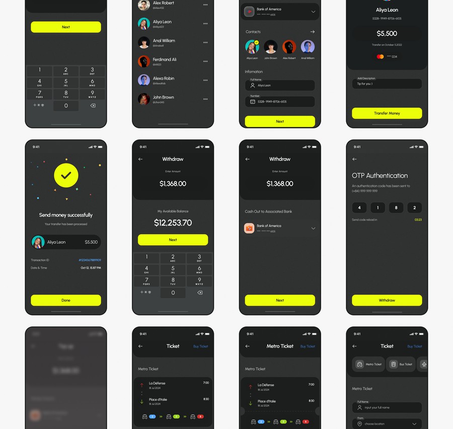 135+屏双配色金融科技财务管理理财电子钱包APP UI界面设计Figma模板套件 BrePay – Digital Wallet Finance App UI Kit APP UI 第18张-素材湾丨精选海外优质设计素材资源 135+屏双配色金融科技财务管理理财电子钱包APP UI界面设计Figma模板套件 BrePay – Digital Wallet Finance App UI Kit APP UI sucaiwan.com