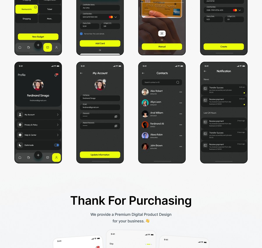 135+屏双配色金融科技财务管理理财电子钱包APP UI界面设计Figma模板套件 BrePay – Digital Wallet Finance App UI Kit APP UI 第22张-素材湾丨精选海外优质设计素材资源 135+屏双配色金融科技财务管理理财电子钱包APP UI界面设计Figma模板套件 BrePay – Digital Wallet Finance App UI Kit APP UI sucaiwan.com