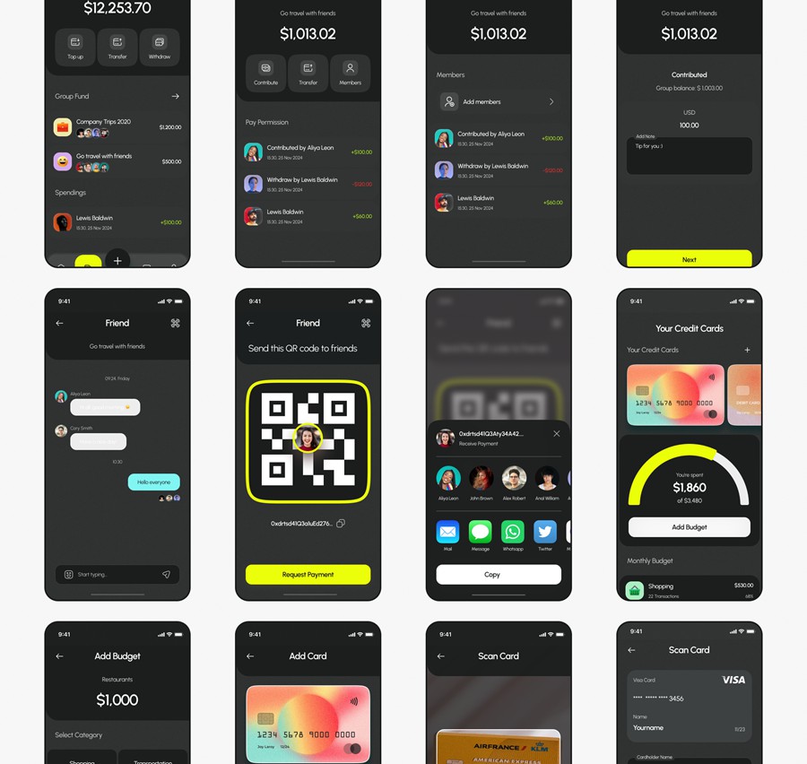 135+屏双配色金融科技财务管理理财电子钱包APP UI界面设计Figma模板套件 BrePay – Digital Wallet Finance App UI Kit APP UI 第21张-素材湾丨精选海外优质设计素材资源 135+屏双配色金融科技财务管理理财电子钱包APP UI界面设计Figma模板套件 BrePay – Digital Wallet Finance App UI Kit APP UI sucaiwan.com