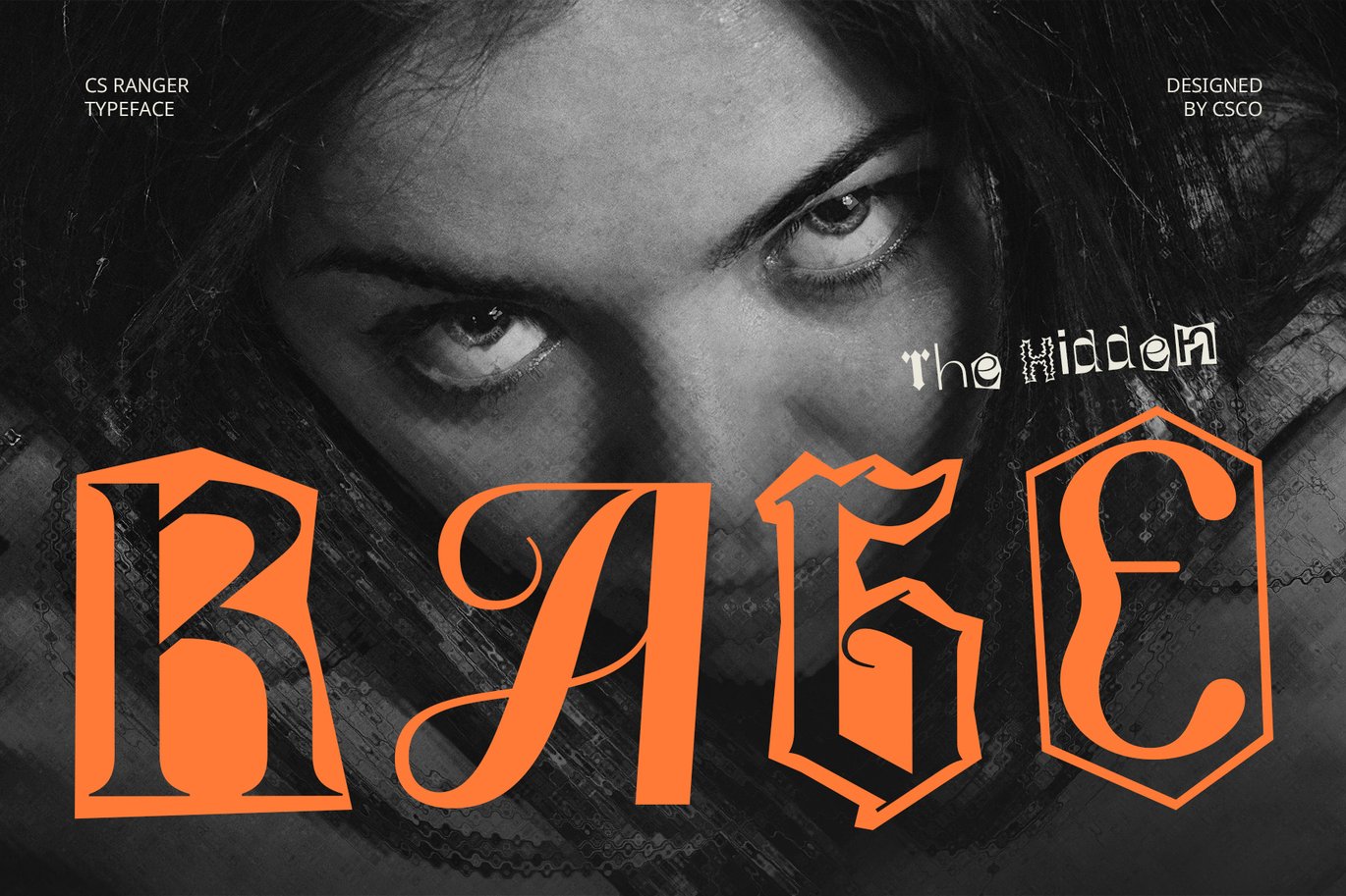 时尚创意品牌海报徽标设计装饰贴图字体安装包 Ranger – Collage Font 设计素材 第3张-素材湾丨精选海外优质设计素材资源 时尚创意品牌海报徽标设计装饰贴图字体安装包 Ranger – Collage Font 设计素材 sucaiwan.com