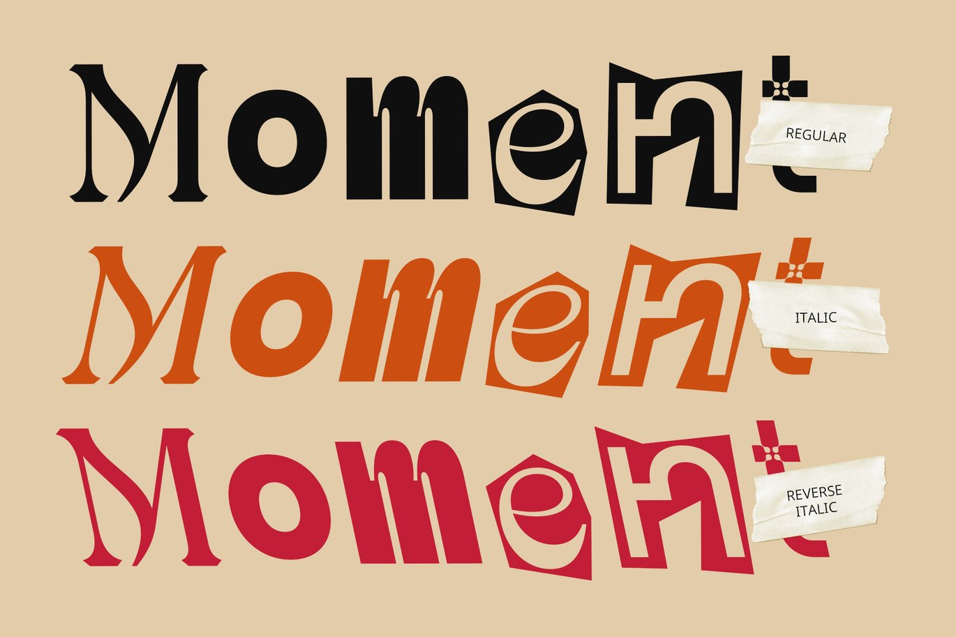 时尚创意品牌海报徽标设计装饰贴图字体安装包 Ranger – Collage Font 设计素材 第7张-素材湾丨精选海外优质设计素材资源 时尚创意品牌海报徽标设计装饰贴图字体安装包 Ranger – Collage Font 设计素材 sucaiwan.com