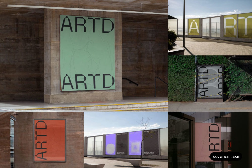 欧美风国外城市街头海报广告牌招贴设计效果图PS展示贴图样机模板 Artdirected.Mockups – Poster Collection 03 样机素材 sucaiwan.com