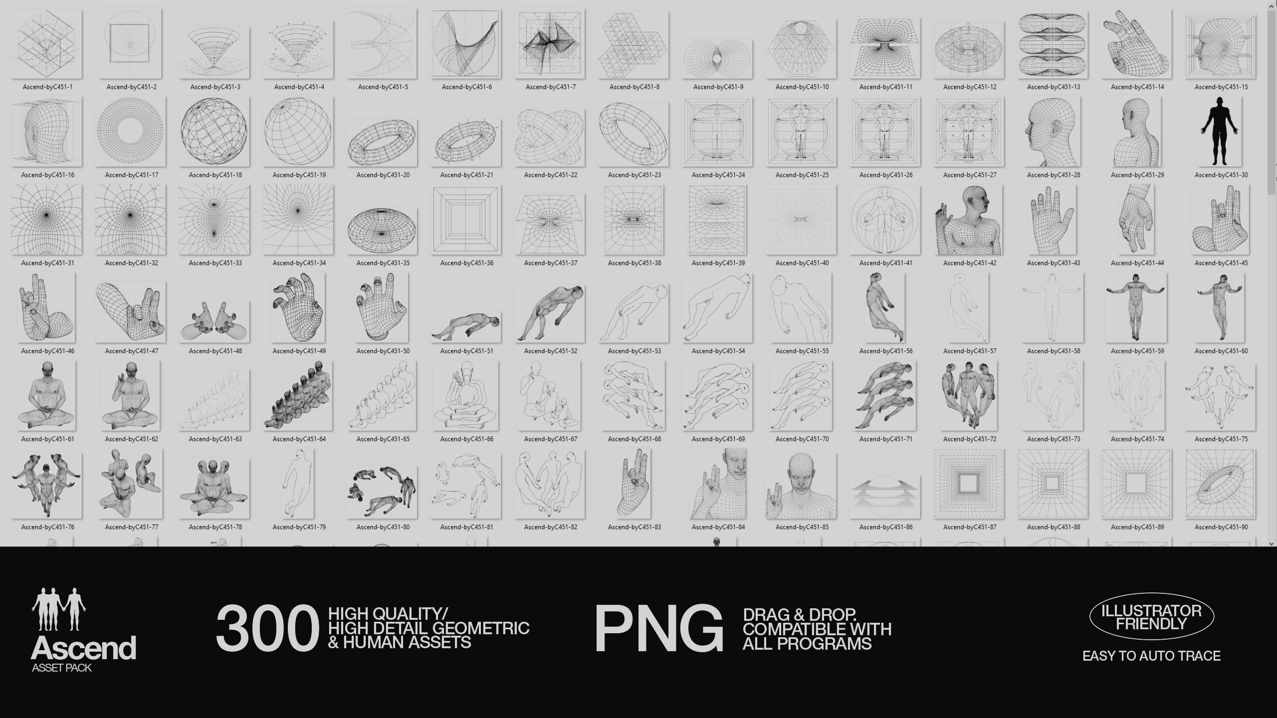 300款未来科幻赛博朋克风抽象人体几何学数据PNG免扣图片设计素材 Studio Innate – Ascend 图片素材 第8张-素材湾丨精选海外优质设计素材资源 300款未来科幻赛博朋克风抽象人体几何学数据PNG免扣图片设计素材 Studio Innate – Ascend 图片素材 sucaiwan.com