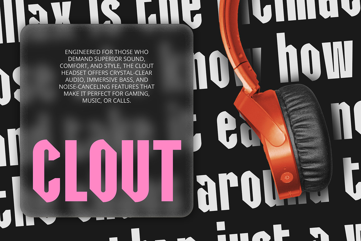 现代时尚品牌杂志广告海报设计无衬线英文字体安装包 Recant – Bold Font 设计素材 sucaiwan.com