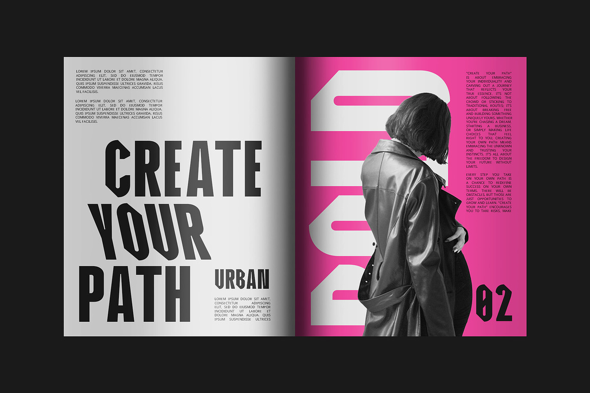 现代时尚品牌杂志广告海报设计无衬线英文字体安装包 Recant – Bold Font 设计素材 sucaiwan.com