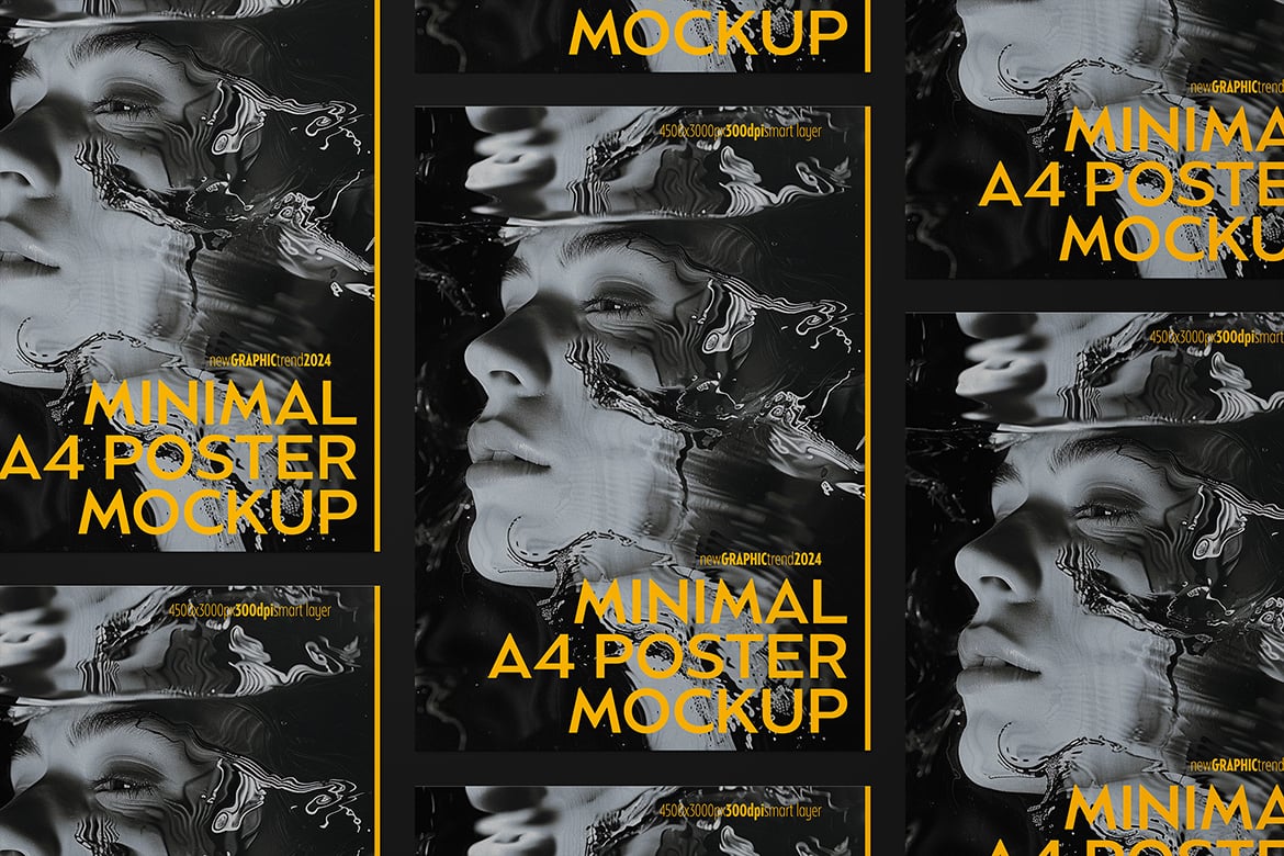 复古街头墙面褶皱贴纸海报广告牌设计PS贴图样机 Minimal A4 Poster Mockup Scene 样机素材 第4张-素材湾丨精选海外优质设计素材资源 复古街头墙面褶皱贴纸海报广告牌设计PS贴图样机 Minimal A4 Poster Mockup Scene 样机素材 sucaiwan.com