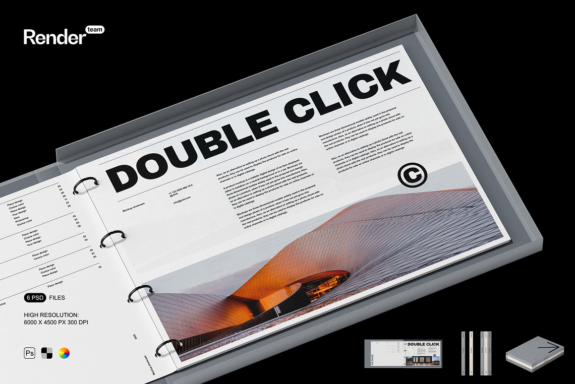 6款高级精装硬皮书籍画册VI手册文件夹设计展示效果图PS贴图样机模板素材 Binder Mockup Set 样机素材 第1张-素材湾丨精选海外优质设计素材资源 6款高级精装硬皮书籍画册VI手册文件夹设计展示效果图PS贴图样机模板素材 Binder Mockup Set 样机素材 sucaiwan.com