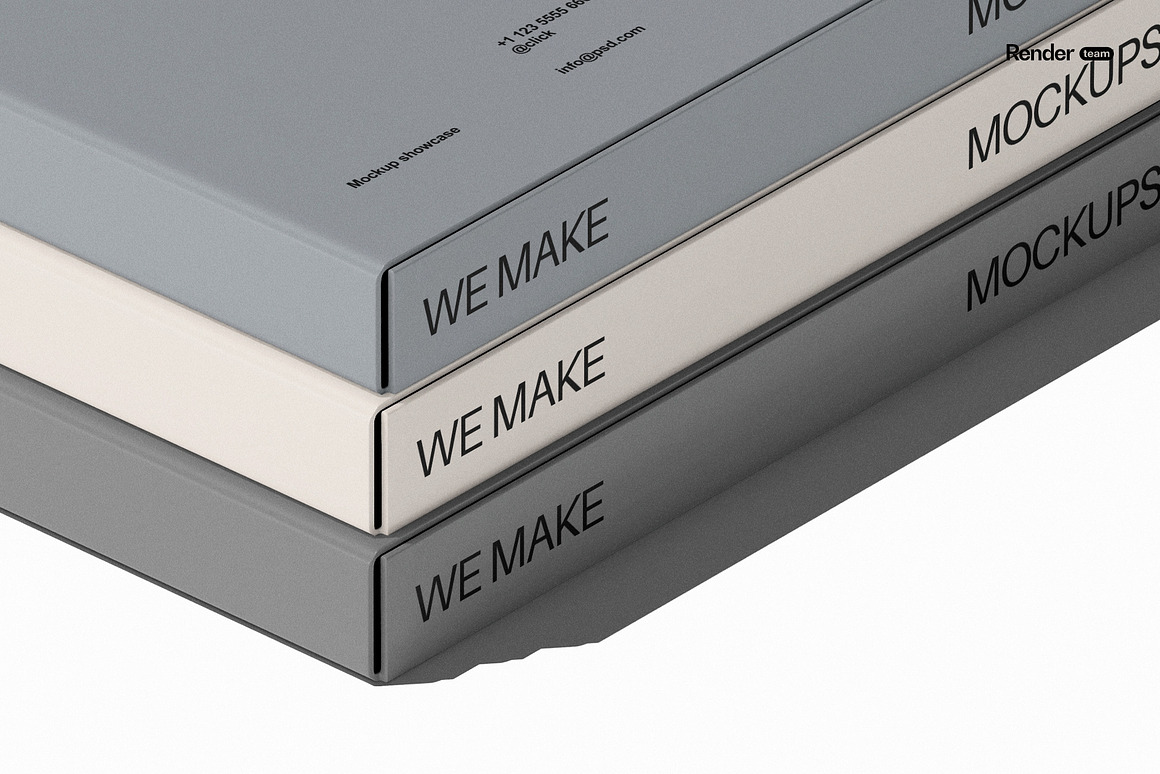 6款高级精装硬皮书籍画册VI手册文件夹设计展示效果图PS贴图样机模板素材 Binder Mockup Set 样机素材 第12张-素材湾丨精选海外优质设计素材资源 6款高级精装硬皮书籍画册VI手册文件夹设计展示效果图PS贴图样机模板素材 Binder Mockup Set 样机素材 sucaiwan.com