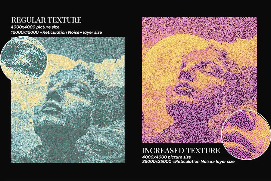 复古半色调颗粒纹理渐变照片效果ps特效滤镜样机 Grain Shaded Gradient Maps Effect 插件预设 第7张-素材湾丨精选海外优质设计素材资源 复古半色调颗粒纹理渐变照片效果ps特效滤镜样机 Grain Shaded Gradient Maps Effect 插件预设 sucaiwan.com