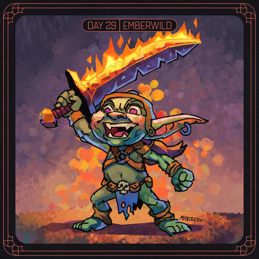 超酷卡通手绘插画绘画水墨素描颗粒纹理毛笔笔刷procreate笔刷画笔素材 Brushtober 2024 Brush Set for Procreate 笔刷资源 第8张-素材湾丨精选海外优质设计素材资源 超酷卡通手绘插画绘画水墨素描颗粒纹理毛笔笔刷procreate笔刷画笔素材 Brushtober 2024 Brush Set for Procreate 笔刷资源 sucaiwan.com