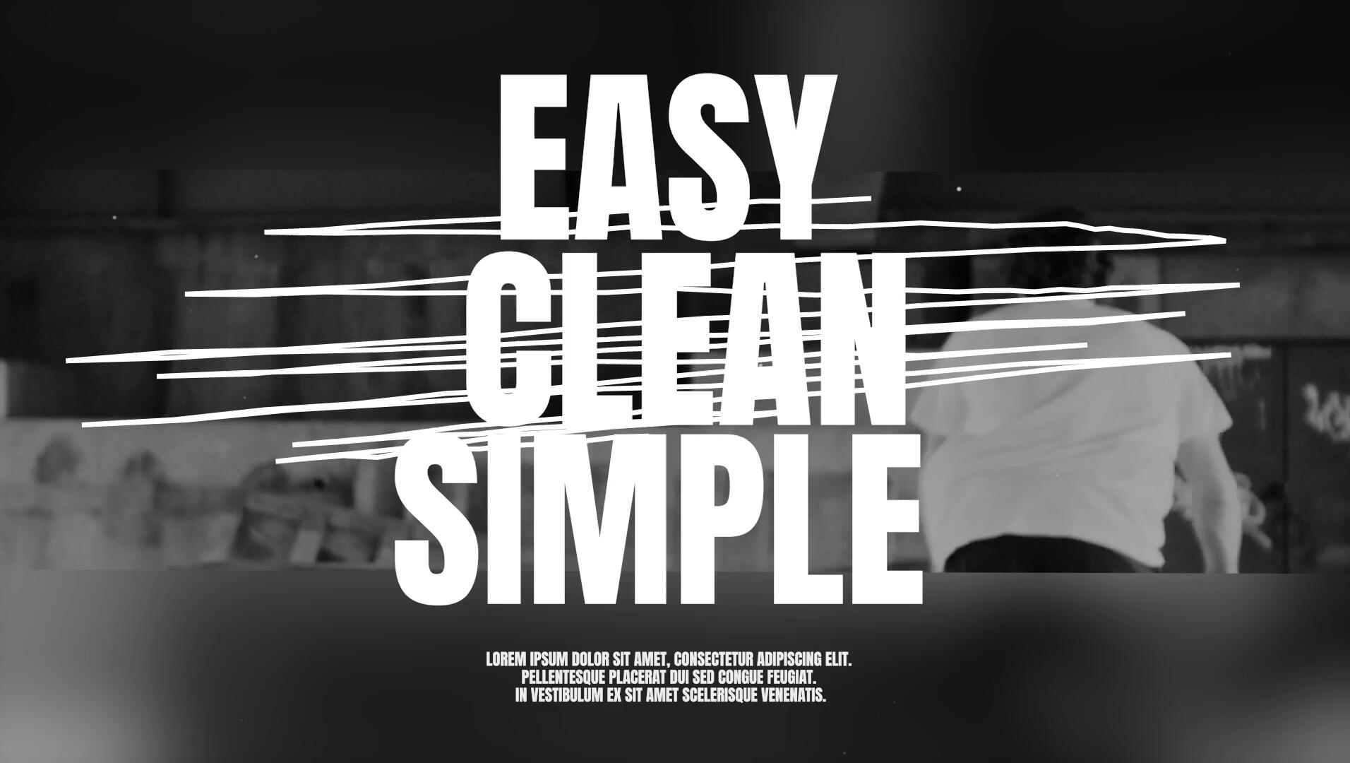 PR模板：潮牌极简黑白单色包装品牌推文快闪预告片片头 , sucaiwan.com