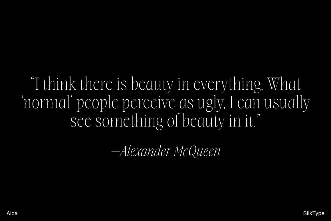 英文字体:超细现代典雅复古优雅品牌连字衬线体LOGO海报排版衬线字体 Aida - Elegant Ligature Serif , 第4张-素材湾丨精选海外优质设计素材资源 英文字体:超细现代典雅复古优雅品牌连字衬线体LOGO海报排版衬线字体 Aida - Elegant Ligature Serif , sucaiwan.com