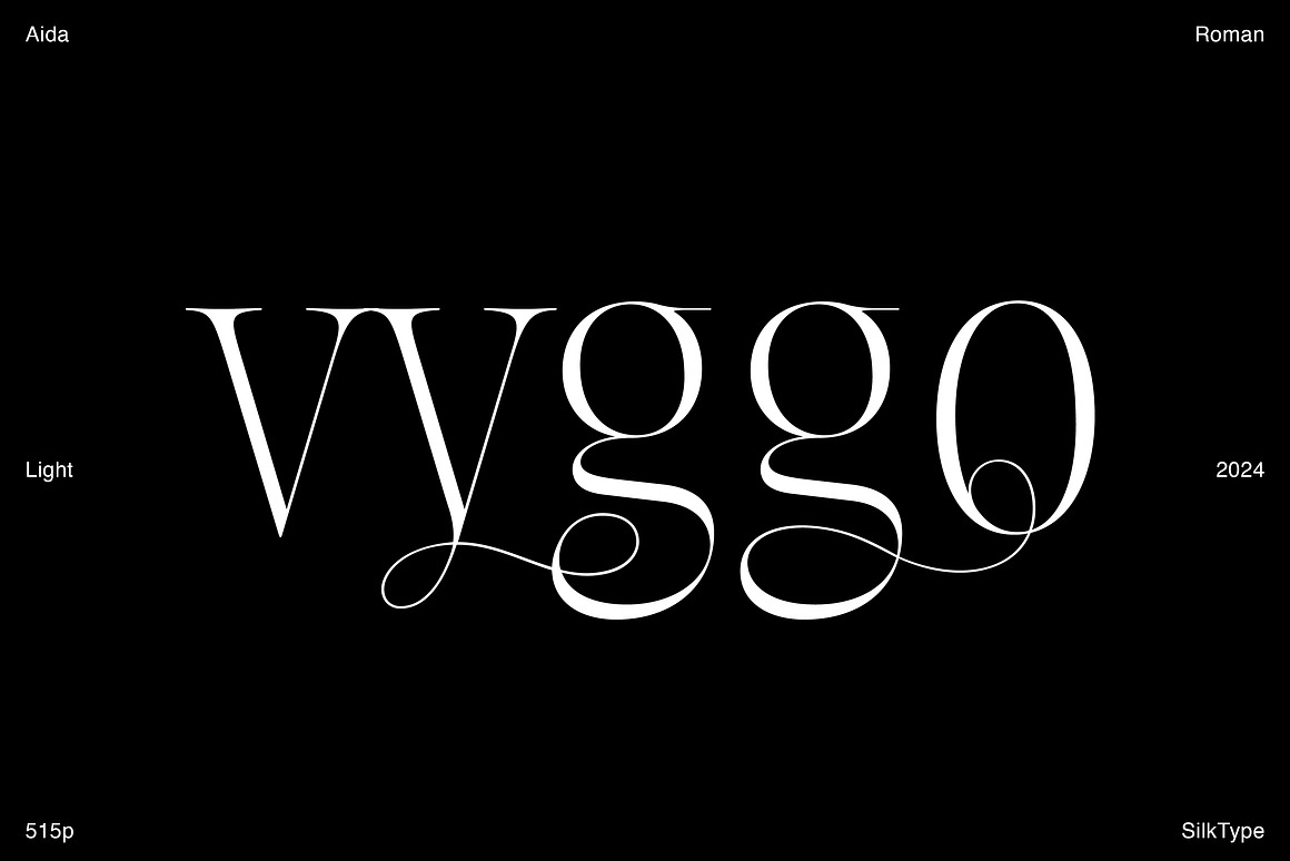 英文字体:超细现代典雅复古优雅品牌连字衬线体LOGO海报排版衬线字体 Aida - Elegant Ligature Serif , 第8张-素材湾丨精选海外优质设计素材资源 英文字体:超细现代典雅复古优雅品牌连字衬线体LOGO海报排版衬线字体 Aida - Elegant Ligature Serif , sucaiwan.com