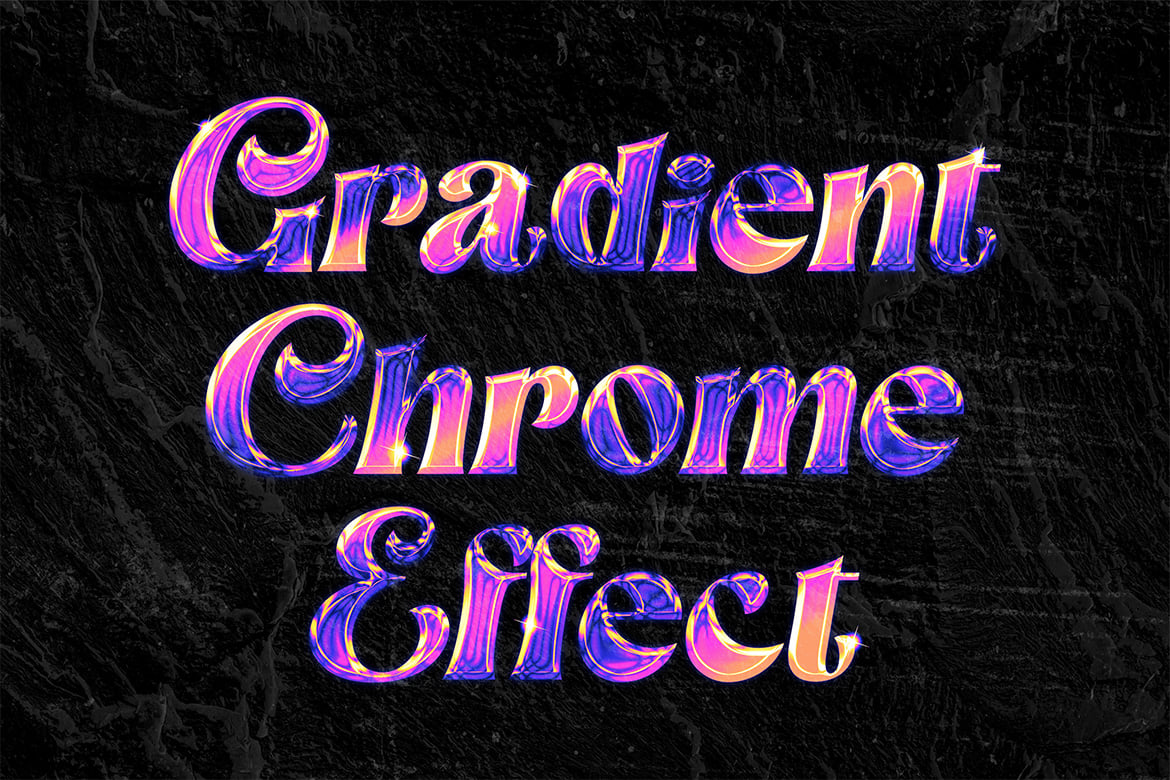 复古y2k金属渐变文本效果ps特效滤镜样机素材 Gradient Chrome Text Effect 插件预设 第5张-素材湾丨精选海外优质设计素材资源 复古y2k金属渐变文本效果ps特效滤镜样机素材 Gradient Chrome Text Effect 插件预设 sucaiwan.com