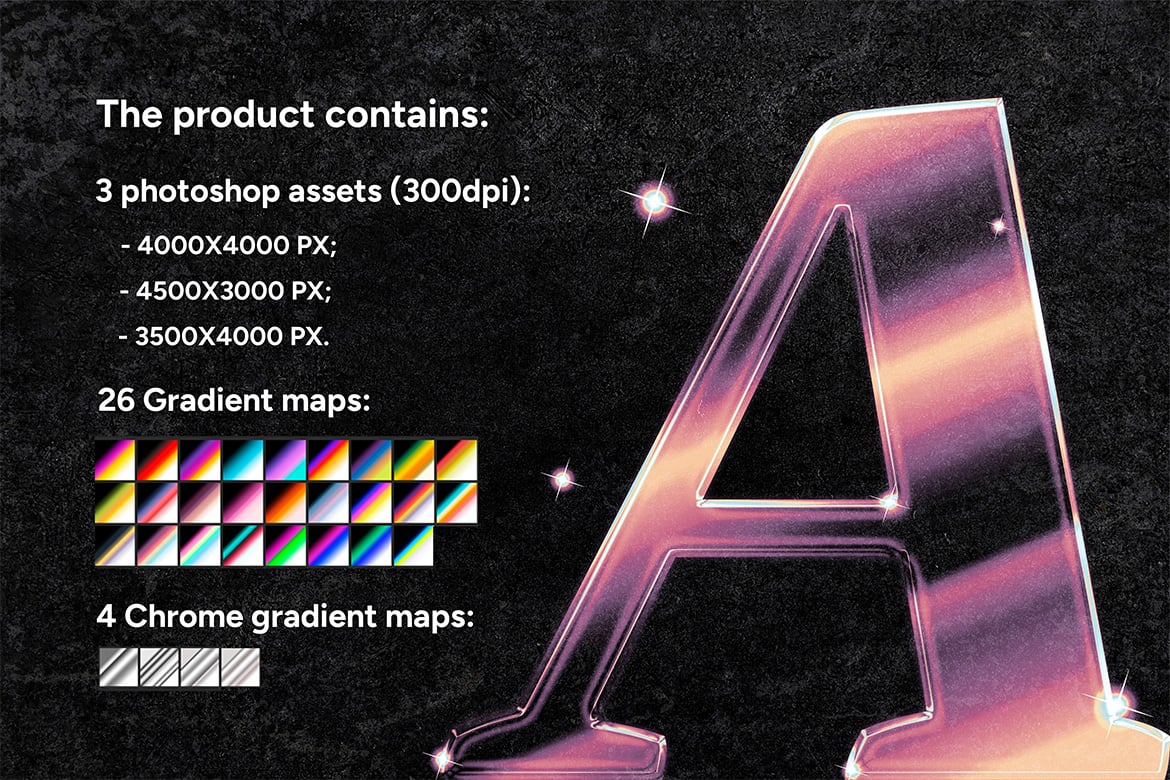 复古y2k金属渐变文本效果ps特效滤镜样机素材 Gradient Chrome Text Effect 插件预设 第8张-素材湾丨精选海外优质设计素材资源 复古y2k金属渐变文本效果ps特效滤镜样机素材 Gradient Chrome Text Effect 插件预设 sucaiwan.com