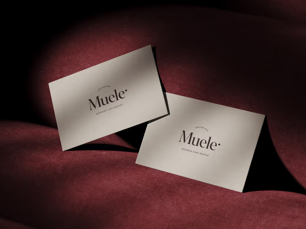 16款高级国外风格信封名片画册信纸VI设计展示效果图PS贴图样机模板 Muele, Branding Mockups 样机素材 sucaiwan.com